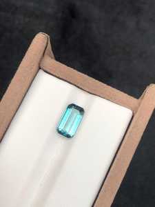Turmalina Azul Natural, Gema de 1.90 Quilates, Cristal Suelto Genuino de Alta Calidad para Joyería, Venta al Por Mayor - Product Image 5