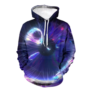 Sweat-shirts de sport d'hiver personnalisés au design optimal, respirants, confortables, en polaire thermique unisexe, 3D, 100% coton, impression numérique - Product Image 1