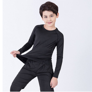 Conjunto de Compresión Deportiva SPRINT SPORTS para Niños, Manga Larga, Negro, Transpirable, Spandex, Ropa Deportiva de Invierno para Esquí - Product Image 2