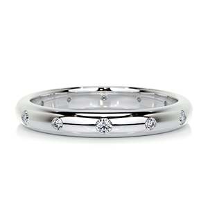 Bague de promesse en or massif 9K 10K 14K 18K avec diamant de laboratoire rond, sertie sur toute la surface, certifiée IGI, couleur DEF, clarté VS VVS - Product Image 3
