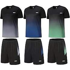 Ensembles de sport pour hommes, vêtements de sport, maillots de football, shorts, lot de 3, tenues de basket-ball, course à pied, gym, football, été - Product Image 4