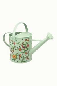 Arrosoir à motif floral avec long bec, outil de jardinage en métal, finition peinte durable - Product Image 4