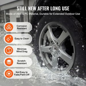 Copricerchio da 20 pollici per Model Y, in ABS e PC, con protezione a scatto e foro per valvola - Product Image 3