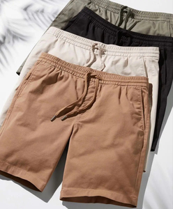 Shorts tricotés à motif floral pour hommes avec cordon de serrage, poches, taille mi-haute, décontractés, respirants, haute qualité, gris, rouge, noir, OEM ODM, nouveau design 2026 - Product Image 2