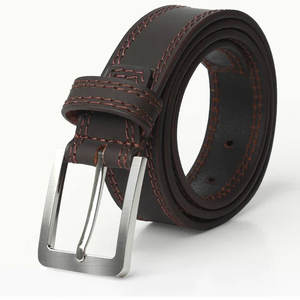 Ceintures pour hommes en cuir de vachette de haute qualité, design personnalisé, nouvelle mode, vente en gros à prix avantageux - Product Image 1