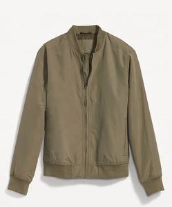 Veste brodée avec logo personnalisé pour hommes Veste de vol noire pour hommes Blouson aviateur d'extérieur pour hommes - Product Image 5