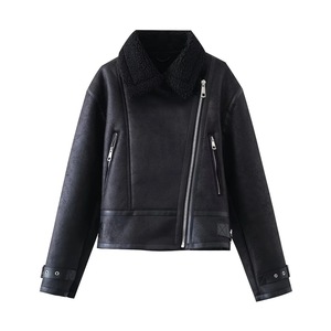 Chaqueta de Cuero PU Personalizada para Mujer AL BARAKA WEAR, con Logotipo Frontal, Diseño Transpirable para Invierno, Servicio OEM y Venta al Por Mayor - Product Image 5