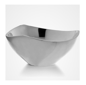 Ensemble de saladiers en acier inoxydable, or et argent, pour servir des salades, des fruits et des soupes - Product Image 1