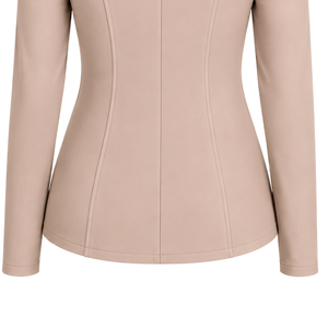 Veste d'équitation beige pour femme, blazer d'équitation sur mesure, manteau professionnel pour concours d'équitation, vente en gros personnalisée, mode - Product Image 6