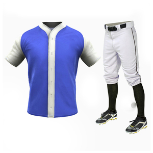 Ensemble d'uniformes de baseball personnalisés sublimés pour hommes – Maillot col en V et pantalon blanc, coloris rouge et gris, vêtements de performance athlétique - Product Image 4