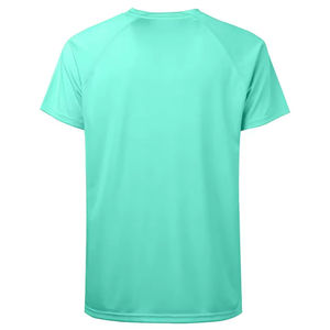Wholesale <b>Men</b>’s Solid Mint <b>Green</b> <b>T</b>-<b>Shirt</b> Short Sleeve Round Neck Regular Fit Comfortable Casual Knitted Apparel - Product Image 5