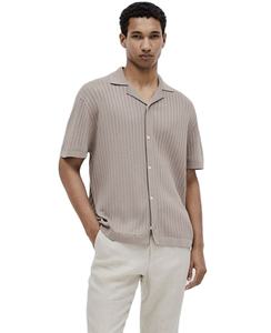 Camisetas de Manga Corta con Cuello Redondo para Hombre, Corte Regular, Mezcla de Algodón y Viscosa, Textura de Punto Acanalado, Marca Personalizada ODM y OEM, Precio Justo - Product Image 1