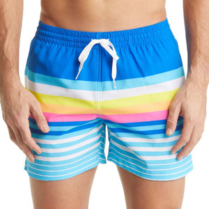 Shorts de plage à séchage rapide pour hommes, légers, avec cordon de serrage, confortables, pour les vacances, la natation, les activités de plein air, vêtements d'été - Product Image 1