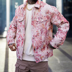 Veste en jean vintage personnalisée pour homme, style streetwear, collection 2025, pour l'extérieur - Product Image 2