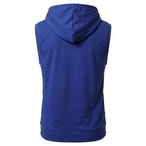 Hoodie sans manches personnalisé pour homme, en coton, pour la remise en forme, l'entraînement sportif, vêtements de sport, OEM, ODM, marque privée, fabricant, fournisseur en gros - Product Image 3