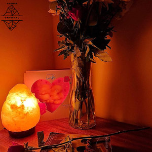 Carved <b>Rock</b> <b>Himalayan</b> <b>Salt</b> <b>Lamp</b> Wooden Base Lighting <b>Himalayan</b> <b>Salt</b> <b>Lamp</b> Warm Home Style <b>Himalayan</b> <b>Salt</b> <b>Lamp</b> - Product Image 4