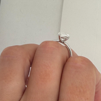 Bague de fiançailles unisexe en or 14 carats avec diamant de laboratoire marquise de 2 carats, bijoux de mariage de luxe, cadeau, certifié IGI, marque 3GRMS