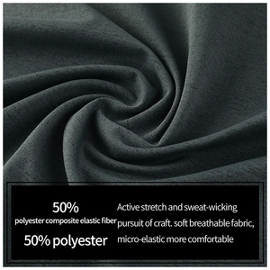 Vêtements d'entraînement extérieur à faible MOQ, prix de gros, pulls de performance pour la course, hauts athlétiques à quart de zip, vestes de sport à quart de zip - Product Image 4