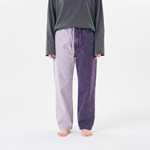 Women’s Oversized Two Tone <b>Split</b> Color Acid Wash Loose Fit Jogger Pants Casual Track Sweatpants Streetwear <b>Trousers</b> - Product Image 4