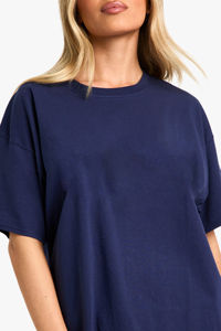 T-shirt Streetwear Femme Grande Taille Personnalisé OEM/ODM avec Logo Imprimé 100% Coton Été Respirant et Lourd avec Appliques - Product Image 3