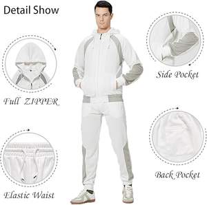 Chándal Deportivo de Invierno para Hombre, de Alta Calidad, con Capucha, Estampado, de Manga Larga y Cierre Completo, Estilo Urbano - Product Image 4