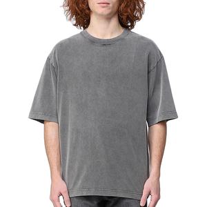 T-shirts pour hommes T-shirt d'été en coton T-shirt tendance surdimensionné Couleur unie T-shirt coupe régulière T-shirt à la mode pour hommes - Product Image 4