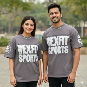 T-shirts à marque privée, grammage lourd 240 GSM, services OEM, fournisseur direct d'usine, impression sérigraphique de logo, t-shirts à épaules tombantes - Product Image 6