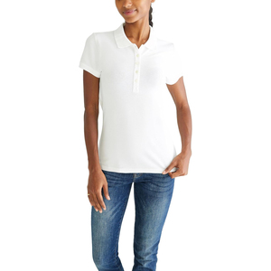 Polo Premium para Mujer, Manga Corta, Corte Regular, Estilo Casual con Cuello, Botones Decorativos, Prenda Moderna para el Verano - Product Image 4