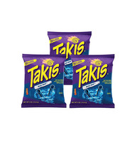 Chips de Maíz Fritos Salados con Sabor a Chile Picante y Limón, Takis Fuego, 150g