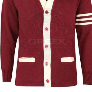 Cárdigan personalizado Alpha KAP de acrílico, suéter universitario griego, bordado, cárdigan universitario griego para hombre, con botones. - Product Image 6