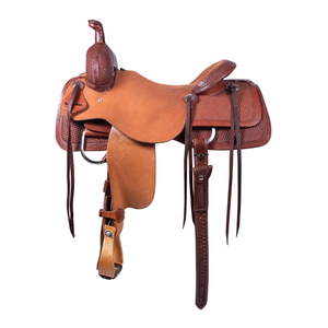 Selle de cheval Western Pleasure Trail en cuir véritable, faite à la main, couleur, taille et logo personnalisés, confortable, durable, style anglais. - Product Image 3