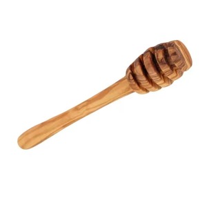 Cuillère à miel artisanale en bois d'olivier, style rustique, pour cuisine et camping, avec manche long miroir, capacité personnalisable - Product Image 1