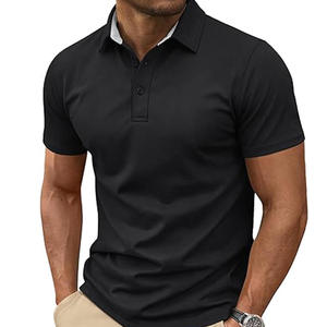 Camisas de Lujo para Hombre, de Algodón, Tallas Grandes Disponibles, de Alta Calidad, Bordadas, de Secado Rápido, Manga Corta, Diseño Liso, Venta al Por Mayor - Product Image 1