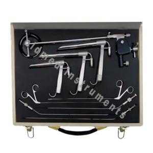 Ensemble de laryngoscope manuel pour microchirurgie laryngée, matériel médical OldMed, acier inoxydable de qualité médicale, chirurgie ORL - Product Image 6