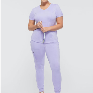 Ensemble de Blouse et Pantalon Médical Premium pour Femmes – Tenue d'Infirmière Légère et Respirante pour Usage Quotidien en Hôpital - Product Image 4