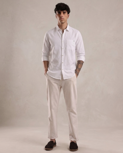 Camisa de Hombre de Lino y Algodón Orgánico, Ecológica y Cómoda - Product Image 1