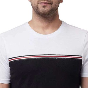 Vente en gros, été, promotion, 100% polyester, respirant, design personnalisé, impression numérique, tissu sans couture, ensemble de t-shirts décontractés pour hommes - Product Image 5