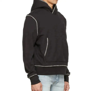 Sweat-shirt en molleton de coton personnalisé de haute qualité avec impression sérigraphique et broderie, sweat-shirt très demandé fabriqué en usine à prix avantageux - Product Image 3