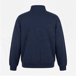 Sweat-shirt à col zippé brodé North Approach pour homme, style preppy, en polaire bleu marine, coupe classique, pour l'automne - Product Image 2