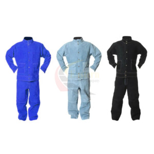 Chaqueta de Soldadura de Cuero Vacuno para Seguridad Industrial, Ropa de Trabajo Larga con Resistencia a las Llamas para Soldadura - Product Image 6