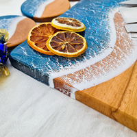Harsen Kaasplank Handgemaakte Houten Snijplank Gemaakt Van Hars Epoxy Snijplank Keuken Met Handvat