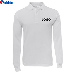 Polo de Manga Larga para Hombre, Diseño Moderno y Transpirable con Estampado Digital, Unisex, Casual, en Poliéster/Algodón, Servicio OEM - Product Image 1