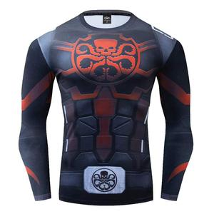 Professional Gym Rash Guard <b>Athletic</b> Compression Shirt Custom Printing Sportswear Manufacturer - Product Image 1