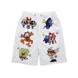 Customized Summer Hot Casual Mesh <b>Shorts</b> High Quality Screen Printing 100% Cotton Breathable Quick Dry Length <b>Shorts</b> 220 GSM - Product Image 6