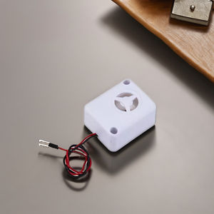 Buzzer piézoélectrique d'intérieur de haute qualité, <span class=keywords><strong>105</strong></span> <span class=keywords><strong>décibels</strong></span>, alarme monophonique ou hexagonale, filaire, petit, noir, certifié CE, SUPER SIREN - Product Image 1