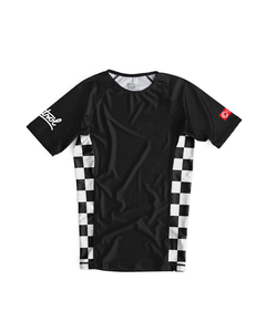 Anti-UV UPF50+ Breathable Short Rash Guard Compression Shirts <b>Printed</b> Polyester/Nylon <b>Surfing</b> Diving Gym Fitness - Product Image 1