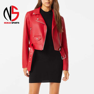 Chaquetas de Mujer de Última Moda 2026, Chaquetas de Cuero Genuino con Tela Suave, Transpirable y Cómoda, con Logotipo de Color Personalizado Nurak - Product Image 1