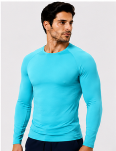Sous-vêtement médical unisexe haut de gamme à manches longues, uniforme de travail respirant et à séchage rapide pour infirmiers, coupe ajustée, pour hôpital - Product Image 4