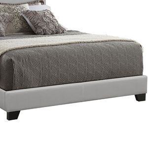 Letto Queen Size con Pannelli Imbottiti Grigio - Product Image 4