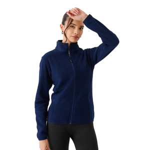 Ladies Polar Fleece Jacket 300 GSM Cozy Breathable Stand Collar Full Zip Winter Outdoor Sports Travel Workwear Soft <b>Thermal</b> - Product Image 1